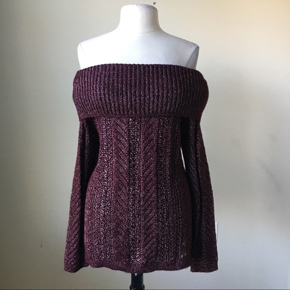White House Black Market Sweaters - At the shoulder bow back pullover sweater